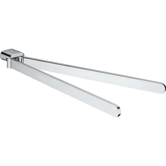 Portasalviette a snodo da muro in alluminio, ottone e Cromall A123 Gedy serie AZZORRE Cromato