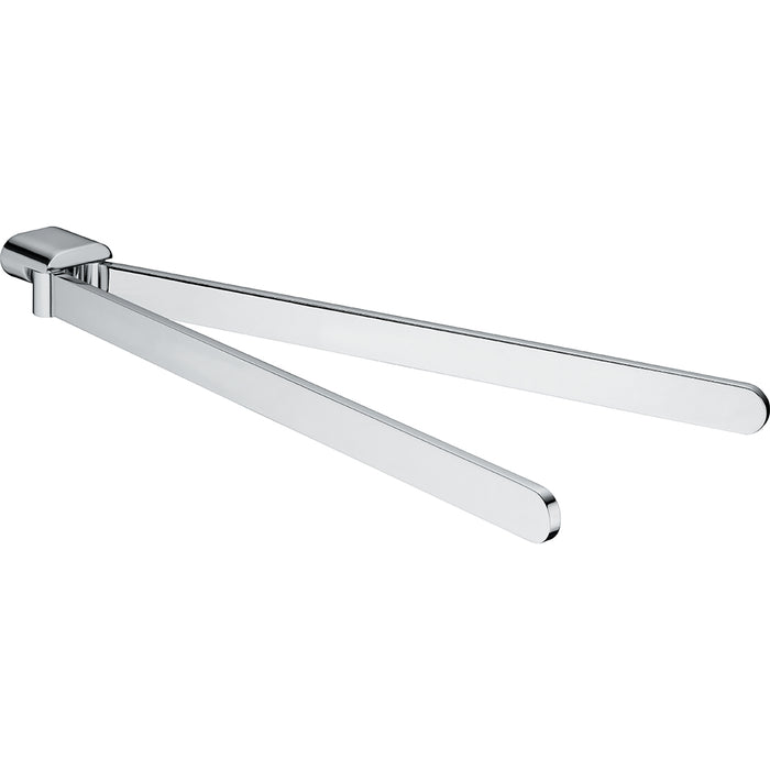 Portasalviette a snodo da muro in alluminio, ottone e Cromall A123 Gedy serie AZZORRE Cromato