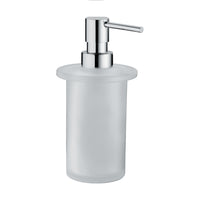 Dosasapone per portasalviette attrezzabile da muro vetro satinato A155 Gedy serie AZZORRE