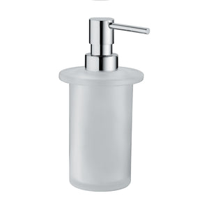 Dosasapone per portasalviette attrezzabile da muro vetro satinato A155 Gedy serie AZZORRE