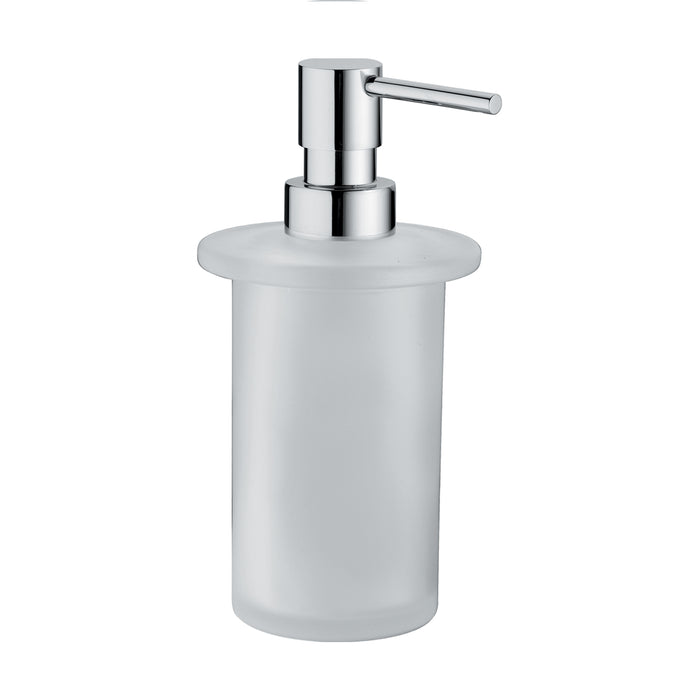 Dosasapone per portasalviette attrezzabile da muro vetro satinato A155 Gedy serie AZZORRE