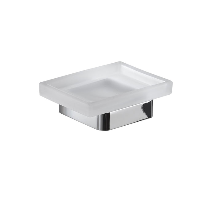 Portasapone da muro in ottone e Cromall A811 Gedy serie SAMOA Cromato