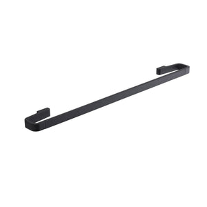 Portasalviette 60 cm da muro in ottone e Cromall A821-60 Gedy serie SAMOA Nero Matt