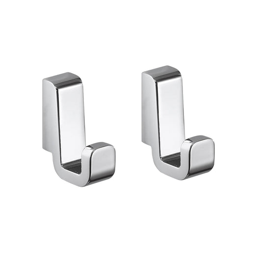 2 appendiabiti da muro in ottone e Cromall A827 Gedy serie SAMOA Cromato