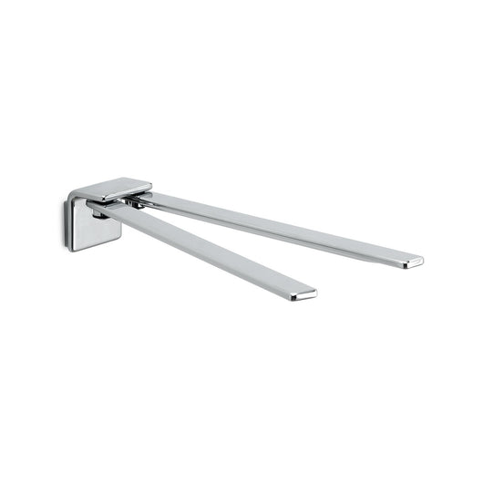 Portasalviette ad snodo da muro in ottone, acciaio inox AISI 304 e Cromall A923 Gedy serie IL GIGLIO Cromato