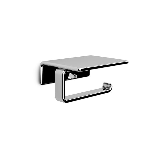 Portarotolo coperto da muro in ottone, acciaio inox AISI 304 e Cromall A925 Gedy serie IL GIGLIO Cromato