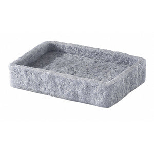 Portasapone d’appoggio in resina e sabbia AR11 Gedy serie ARIES Grigio