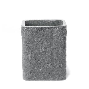Portaspazzolini d’appoggio in resina e sabbia AR98 Gedy serie ARIES Grigio