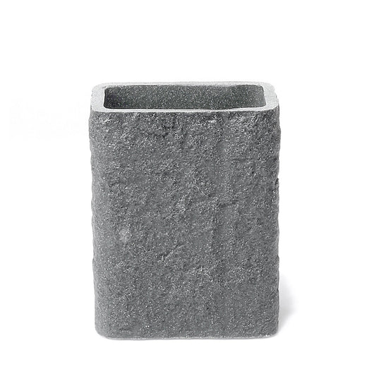 Portaspazzolini d’appoggio in resina e sabbia AR98 Gedy serie ARIES Grigio