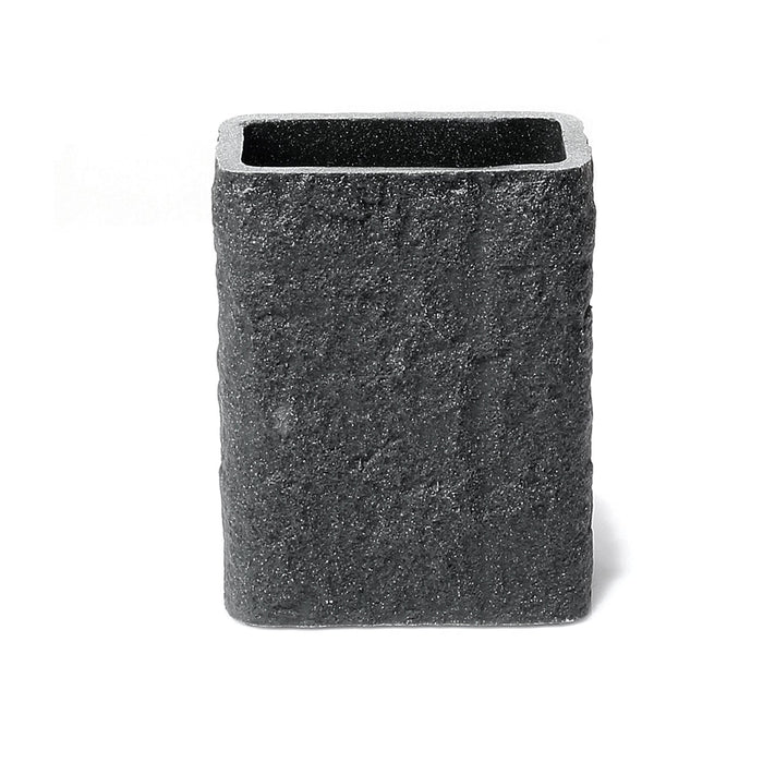 Portaspazzolini d’appoggio in resina e sabbia AR98 Gedy serie ARIES Antracite