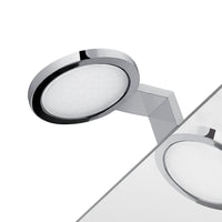 Lampada applique led con telaio di fissaggio in Cromall e resine termoplastice DO41-01 serie Gedy MAIORCA Cromato