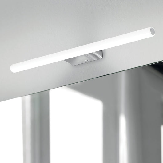 Lampada applique led 50 cm per fissaggio a muro in resine termoplastice DO43-51 serie Gedy KOS Cromato