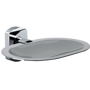 Portasapone inamovibile da muro in acciaio inox e Cromall EP12 Gedy serie EDERA PLUS Cromato