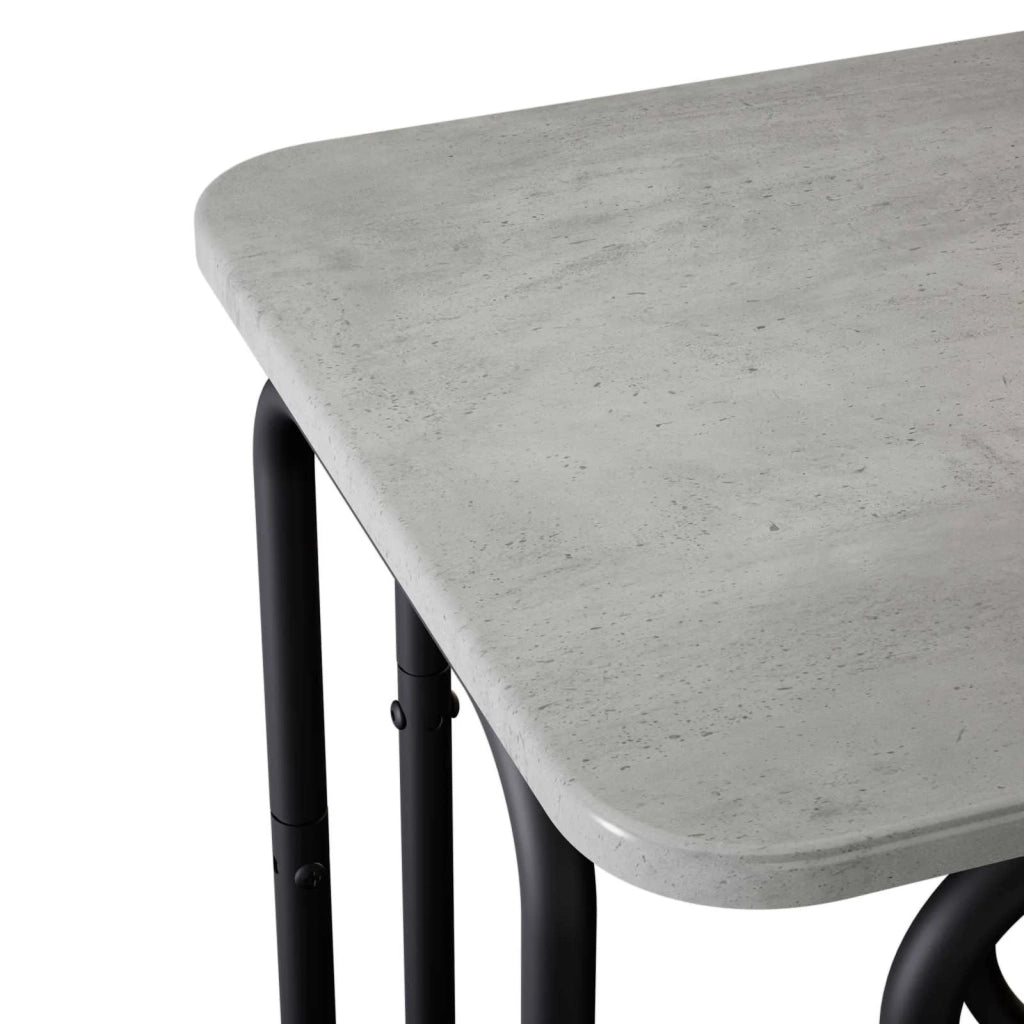 Tavolino da salotto Grigio Cemento 40 x 40 x 45 cm 8007704