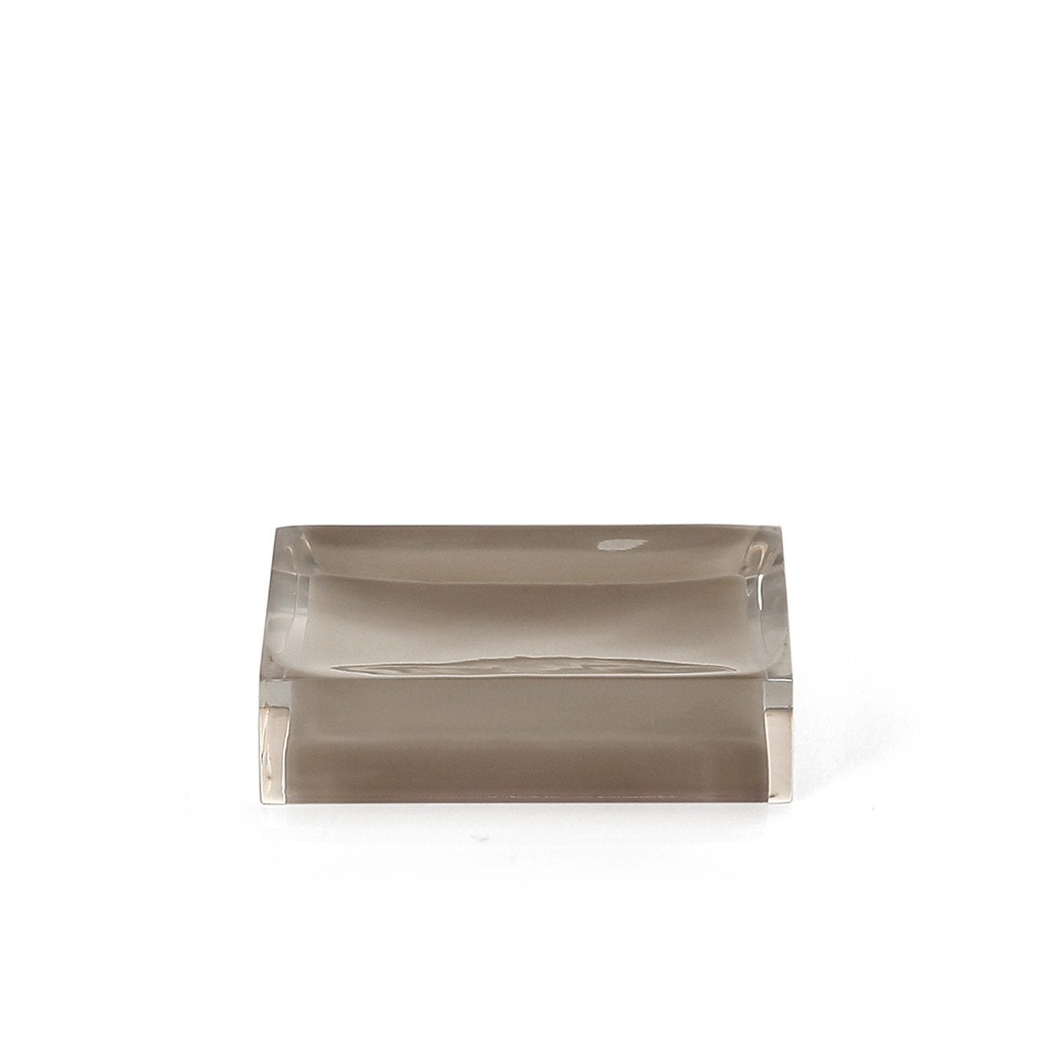 Portasapone d'appoggio in resina RA11 Gedy serie RAINBOW Tortora