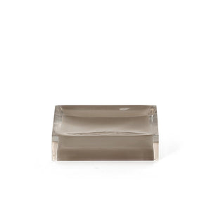 Portasapone d'appoggio in resina RA11 Gedy serie RAINBOW Tortora