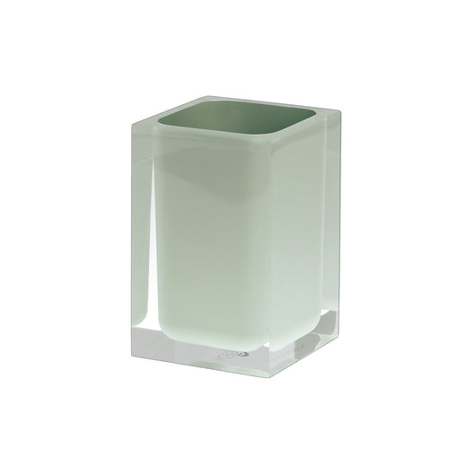 Portaspazzolini d'appoggio in resina RA98 Gedy serie RAINBOW Verde Menta