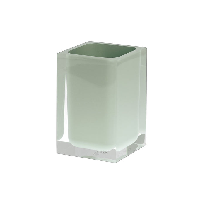 Portaspazzolini d'appoggio in resina RA98 Gedy serie RAINBOW Verde Menta