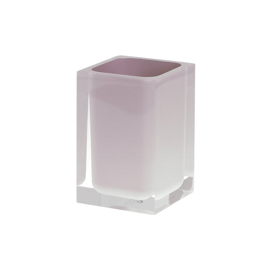 Portaspazzolini d'appoggio in resina RA98 Gedy serie RAINBOW Rosa