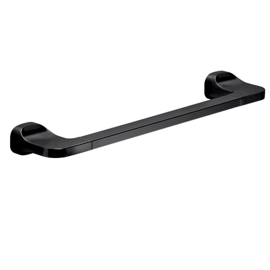 Portasalviette 35 cm da muro in acciaio inox e Cromall ST21-35 Gedy serie STELVIO Nero Opaco