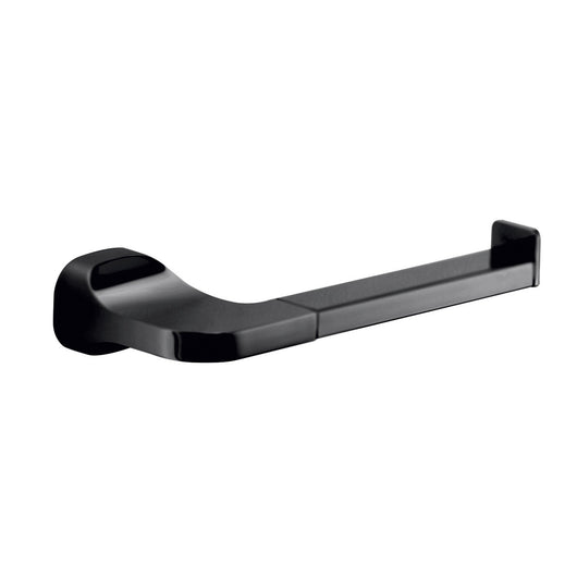 Portarotolo da muro in acciaio inox e Cromall ST24 Gedy serie STELVIO Nero Opaco