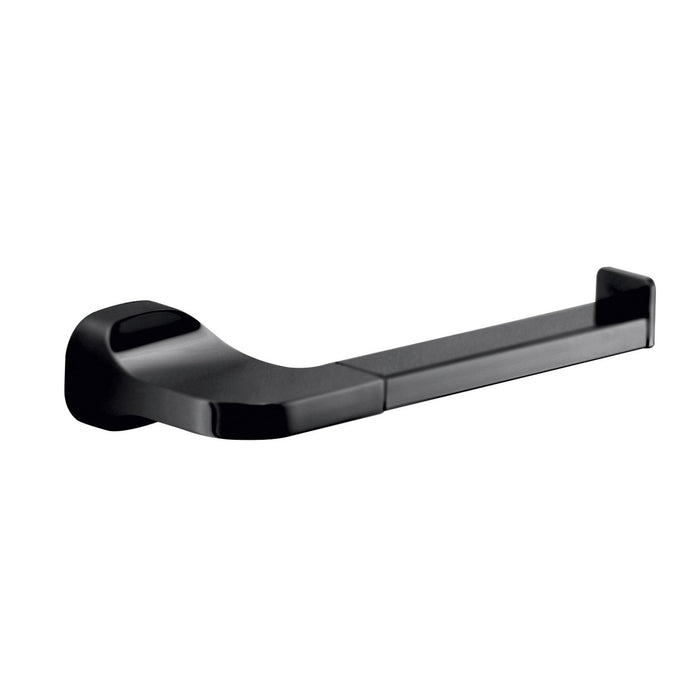 Portarotolo da muro in acciaio inox e Cromall ST24 Gedy serie STELVIO Nero Opaco