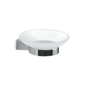 Portasapone da muro in acciaio inox e Cromall TN11 Gedy serie TONALE Cromato