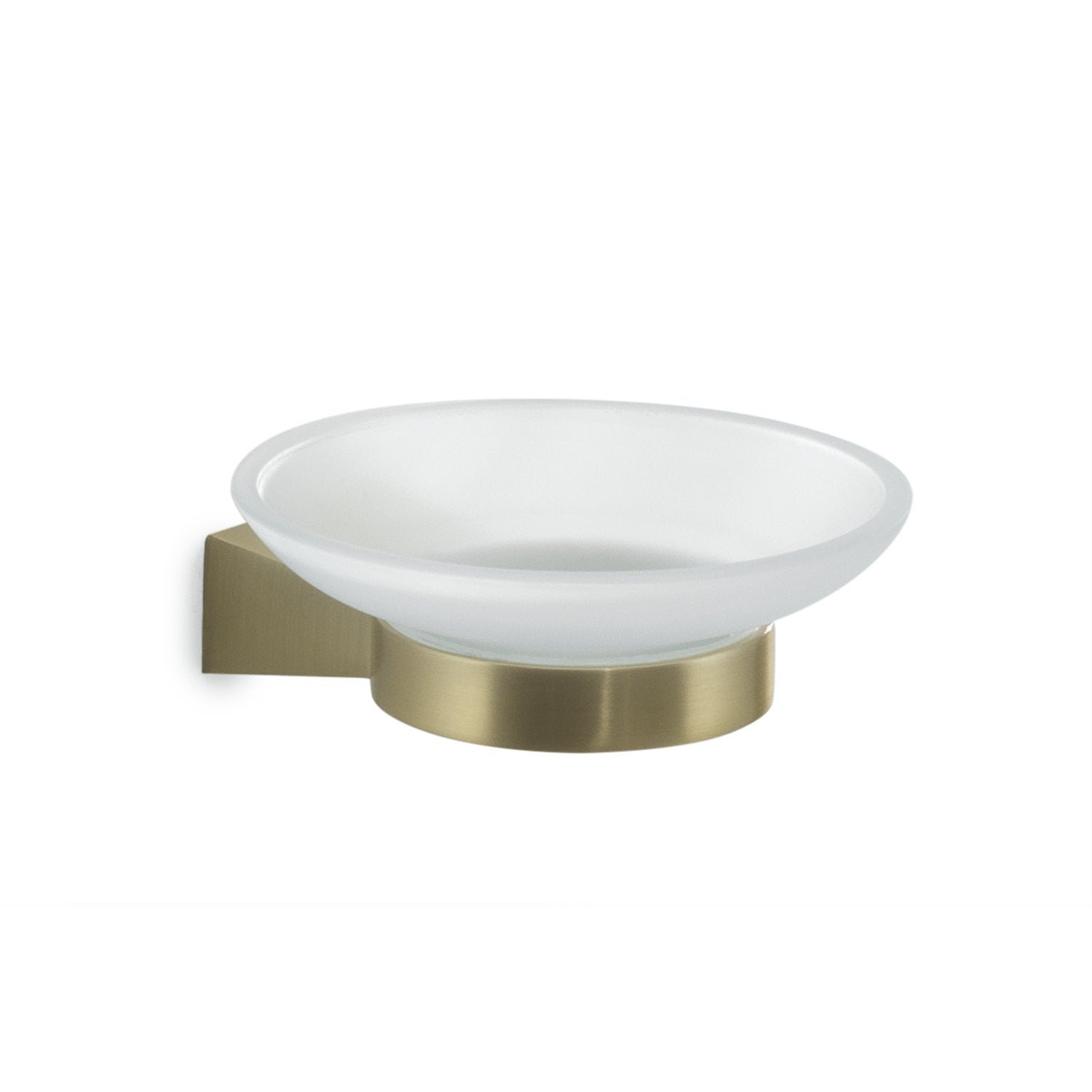 Portasapone da muro in acciaio inox e Cromall TN11 Gedy serie TONALE Oro Matt
