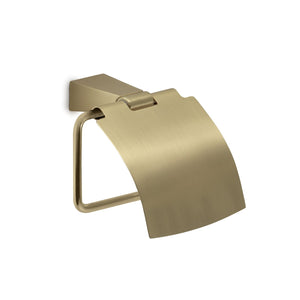 Portarotolo coperto da muro in acciaio inox e Cromall TN25 Gedy serie TONALE Oro Matt