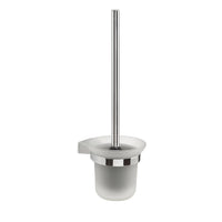 Scopino WC con ciuffo in setole da muro in acciaio inox e Cromall TN33-03 Gedy serie TONALE Cromato