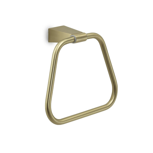 Portasalviette ad anello da muro in acciaio inox e Cromall TN70 Gedy serie TONALE Oro Matt