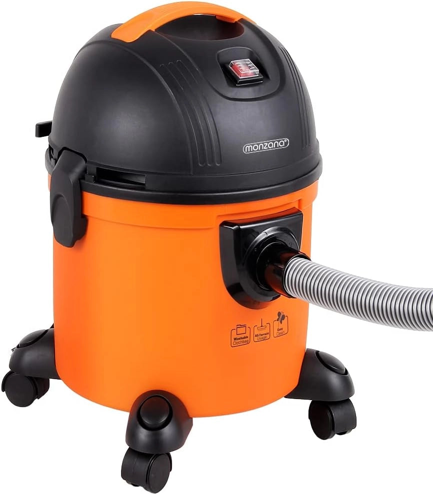 Aspirapolvere Wet Dry 1200W Sacco 15L Contenitore con Accessori Pulitore Pavimento Sporco