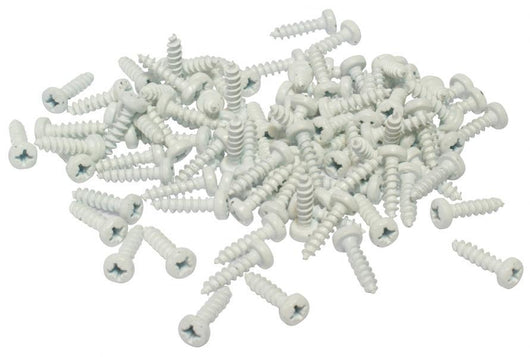 Kit 100 Viti Bianche Fissaggio Targa