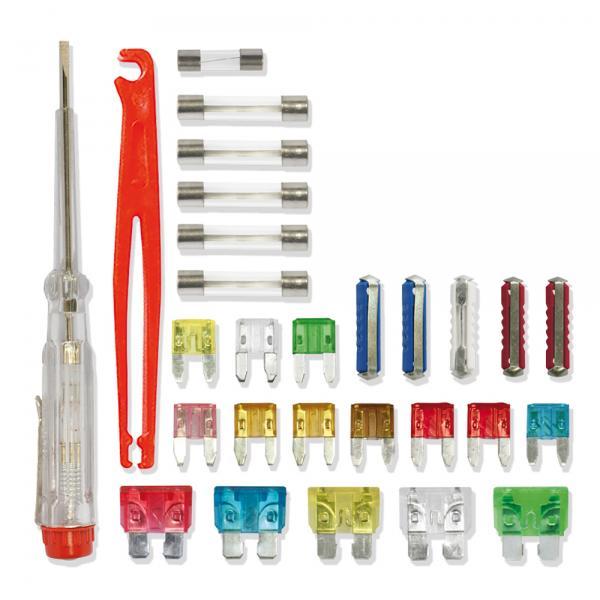 Kit Emergenza Fusibili 28 Pz Assortiti