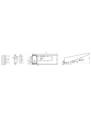 Serratura a placca cp per porta sinistra - THIRARD