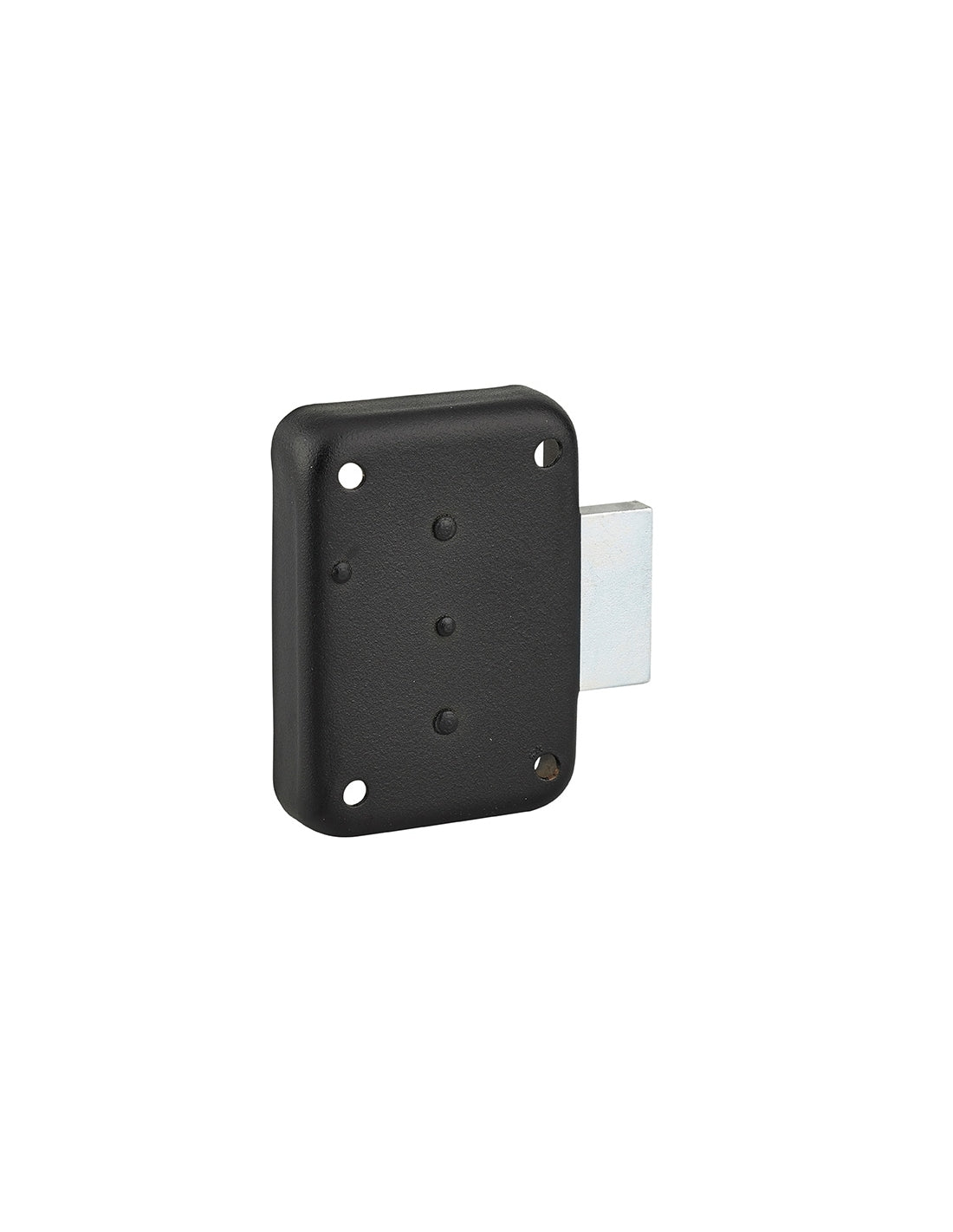 Serratura per mobile, mobilio, destra, asse 25mm, 70x50mm, nero, 3 chiavi - THIRARD