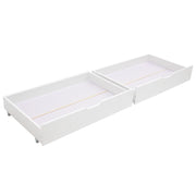 Set di 2 cassetti bianchi sotto il letto MARCEAU
