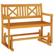 Panchina Glider da Giardino | Panca da Giardino Naturale 110 x 59 x 97 cm