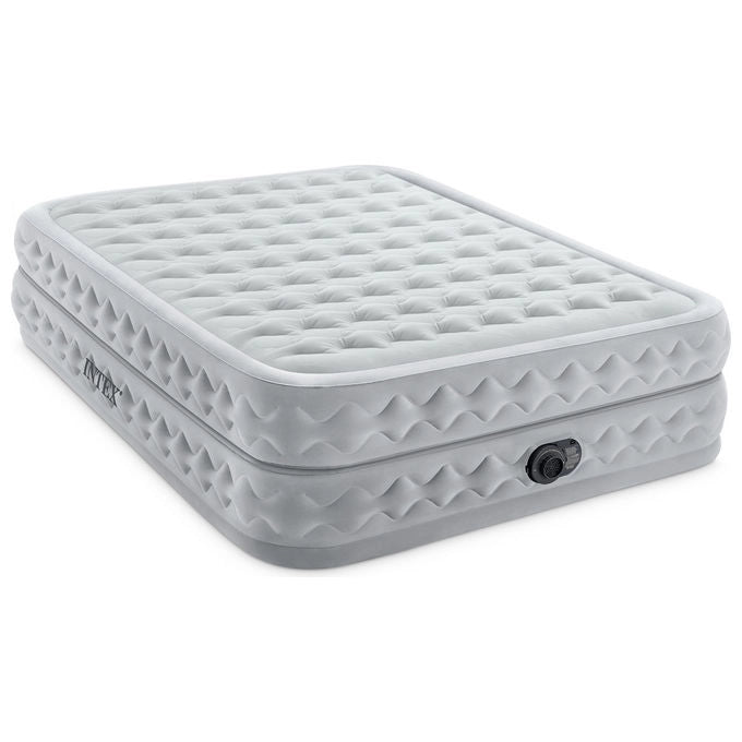 Intex Materasso Dura Beam Supreme Tecnologia Fiber-Tech Q Con Pompa Elettrica