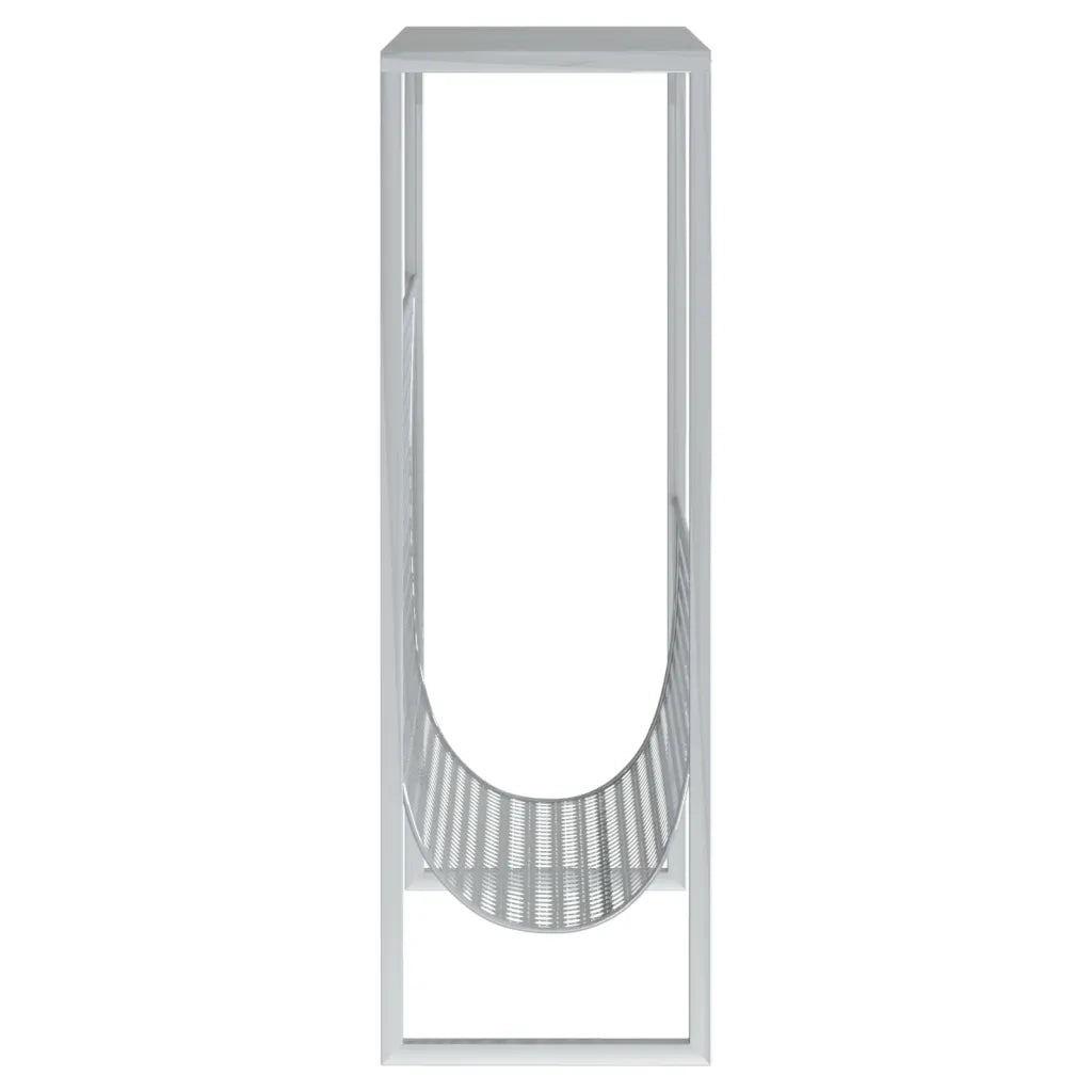 Portariviste Argento 35x15x45 cm in Acciaio 331670