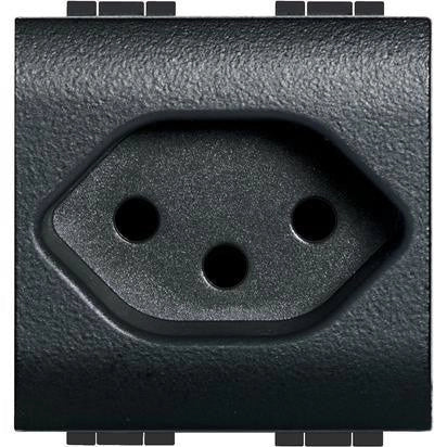 Living Int. - Presa 2P+T 10A 250Vac - standard svizzero - L4164/13