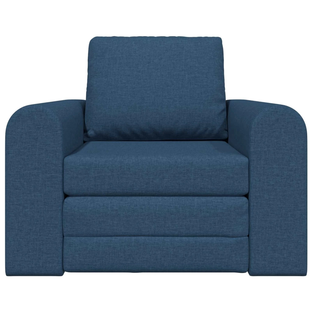 Divano letto | Sof¨¤ letto | Letto singolo Blu 98 x 71 x 83 cm Tessuto