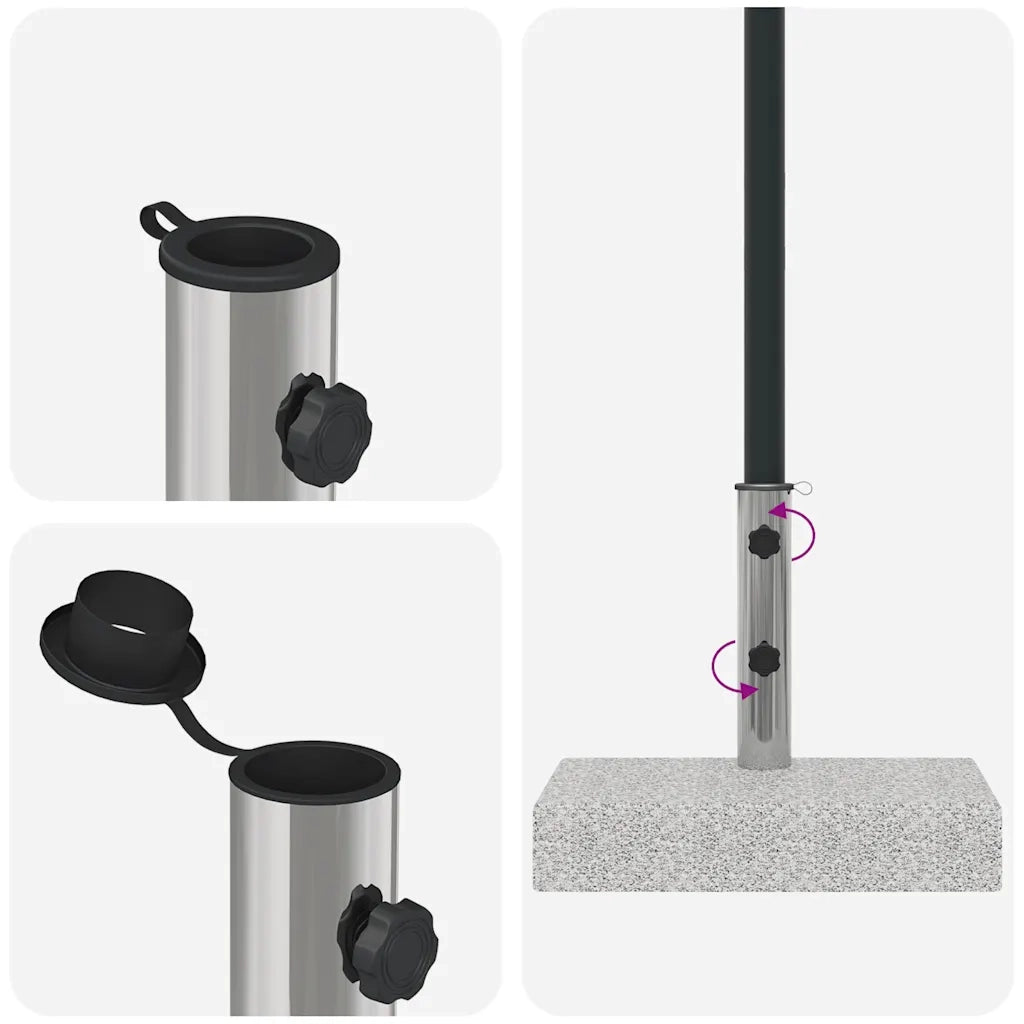 Base per Parasole in Granito Rettangolare 25 kg CFW4057106
