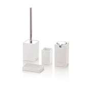Set bagno 4 pezzi DOHA bianco