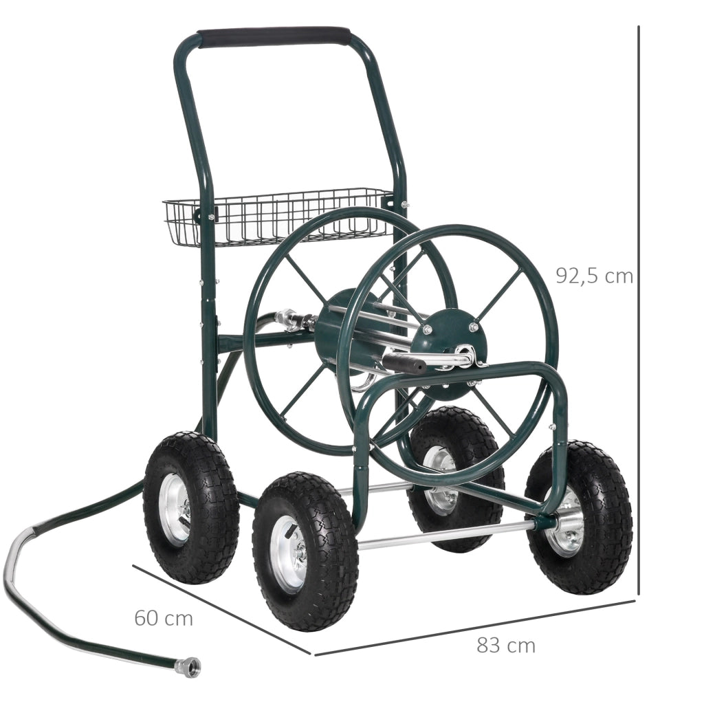 Carrello Avvolgicavo ¨C Zephmum ¨C 70 m, Verde, Metallo