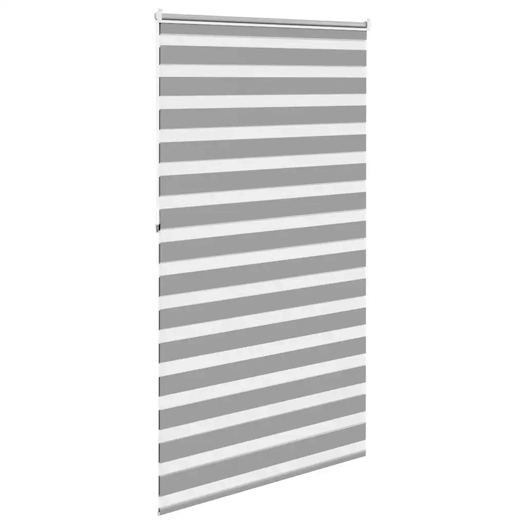 Tenda a rullo zebra 120,9x230 cm Larghezza tessuto 116,7 cm grigio 240219