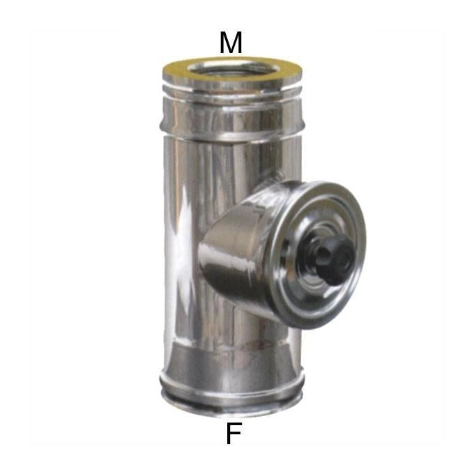 Maral Tubo Inox 15-20X44 Sportello Ispezione doppia parete