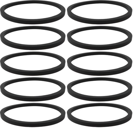Tray per lettore CD con guaina di silicone - 10 pezzi - Forma precisa - Nero - Silicone - Adatto per Cambridge Audio - Dimensioni 25x28x1,5mm