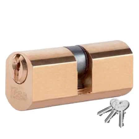 CILINDRO SFACCETTATO 22 A DOPPIO PROFILO 'F5' ISEO 54 mm (22+10+22) - ISEO