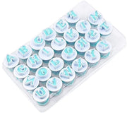 Stampa di biscotti 26 pezzi - forma alfabetica - mallone di fondant - strumento per biscotti DIY - attrezzo per torte - materiale plastico sicuro per l'alimentazione - forme alfabetiche per biscotti